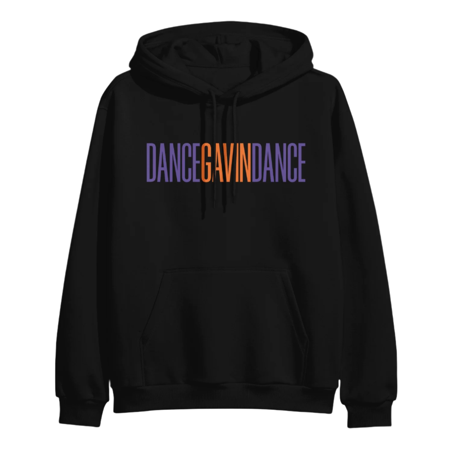 Black hoodie with 'DANCE Gavin DANCE' text in colorful letters
