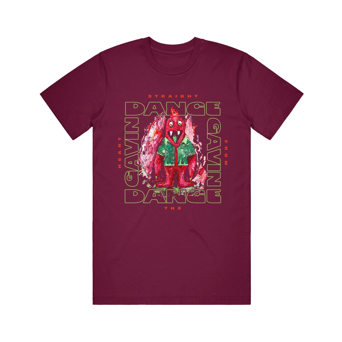 Straight From The Heart - Maroon T-Shirt