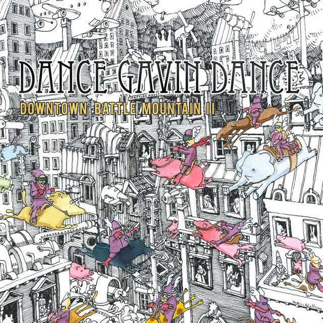dance gavin dance downtown battle mountain ii album art