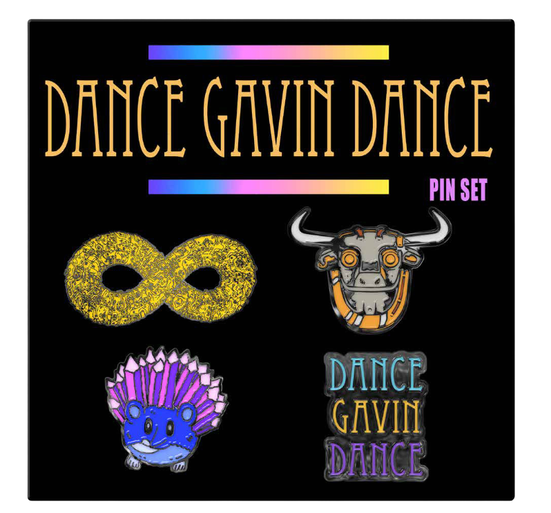Dance Gavin Dance Pin Set