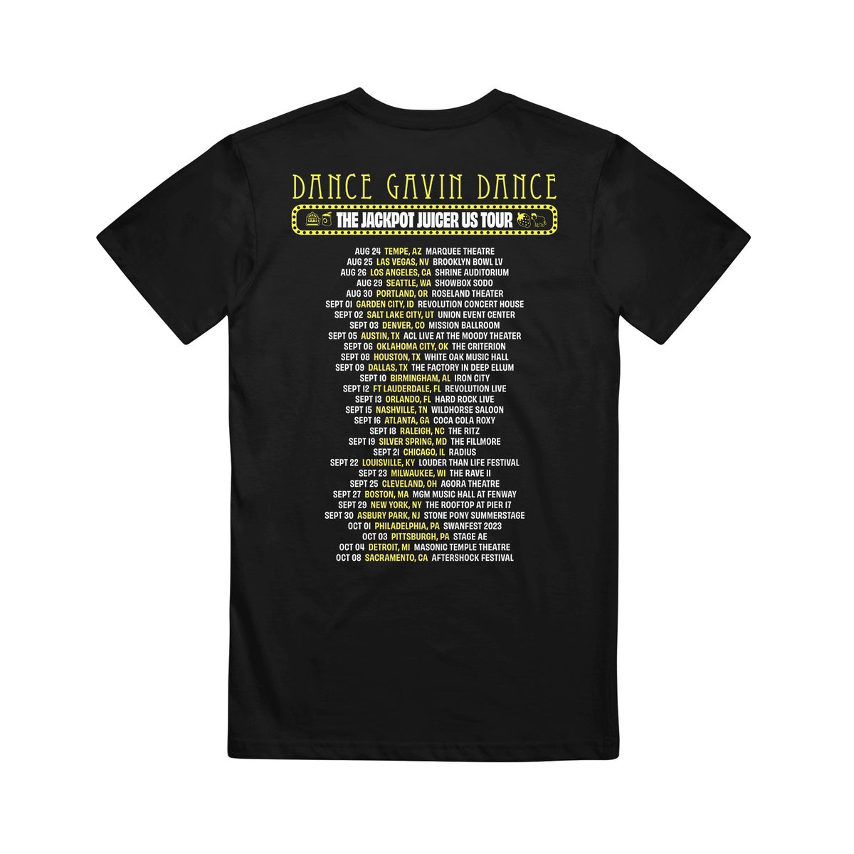 Jackpot Juicer 2023 Tour Black - Tee