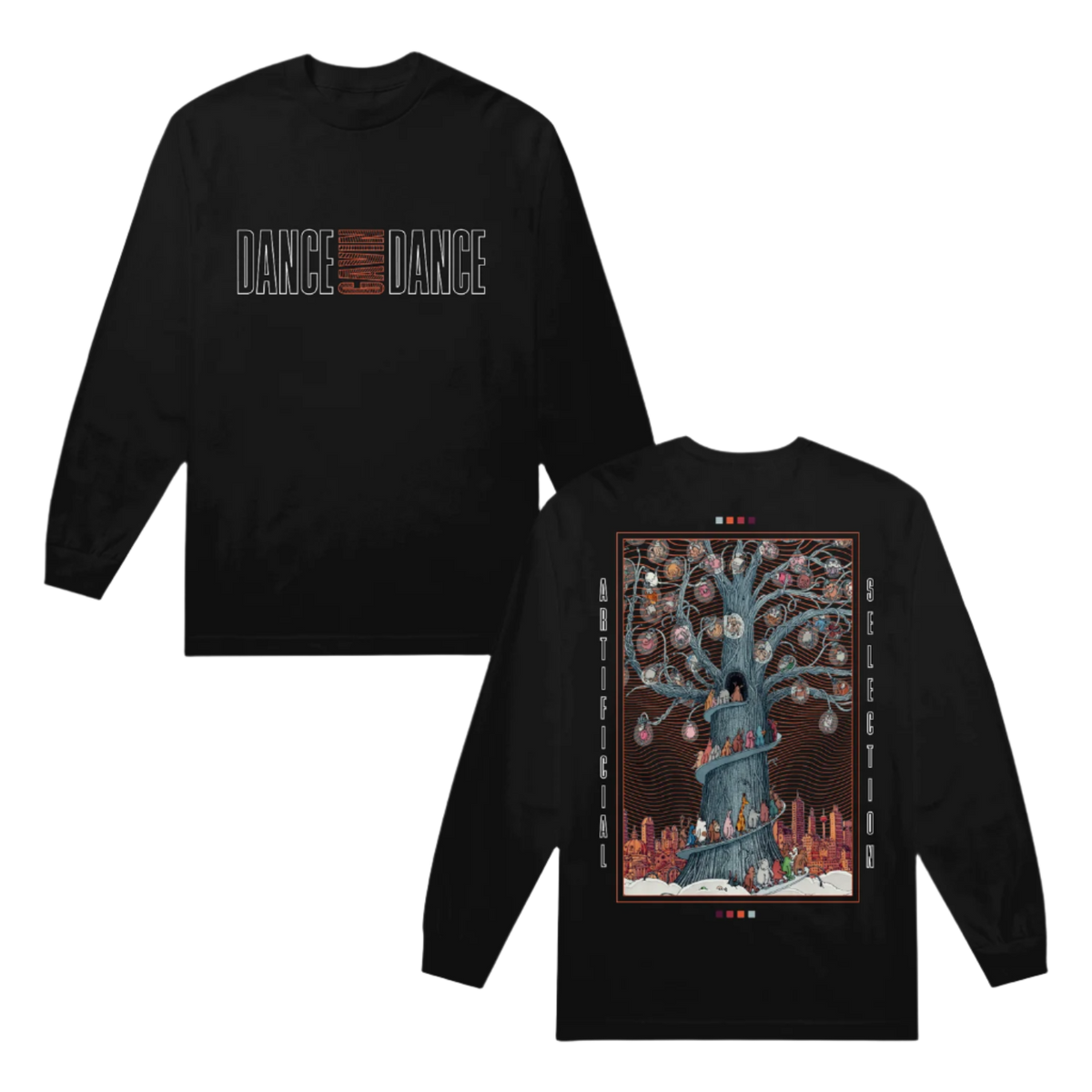 HT Tree City Black Long Sleeve T-Shirt