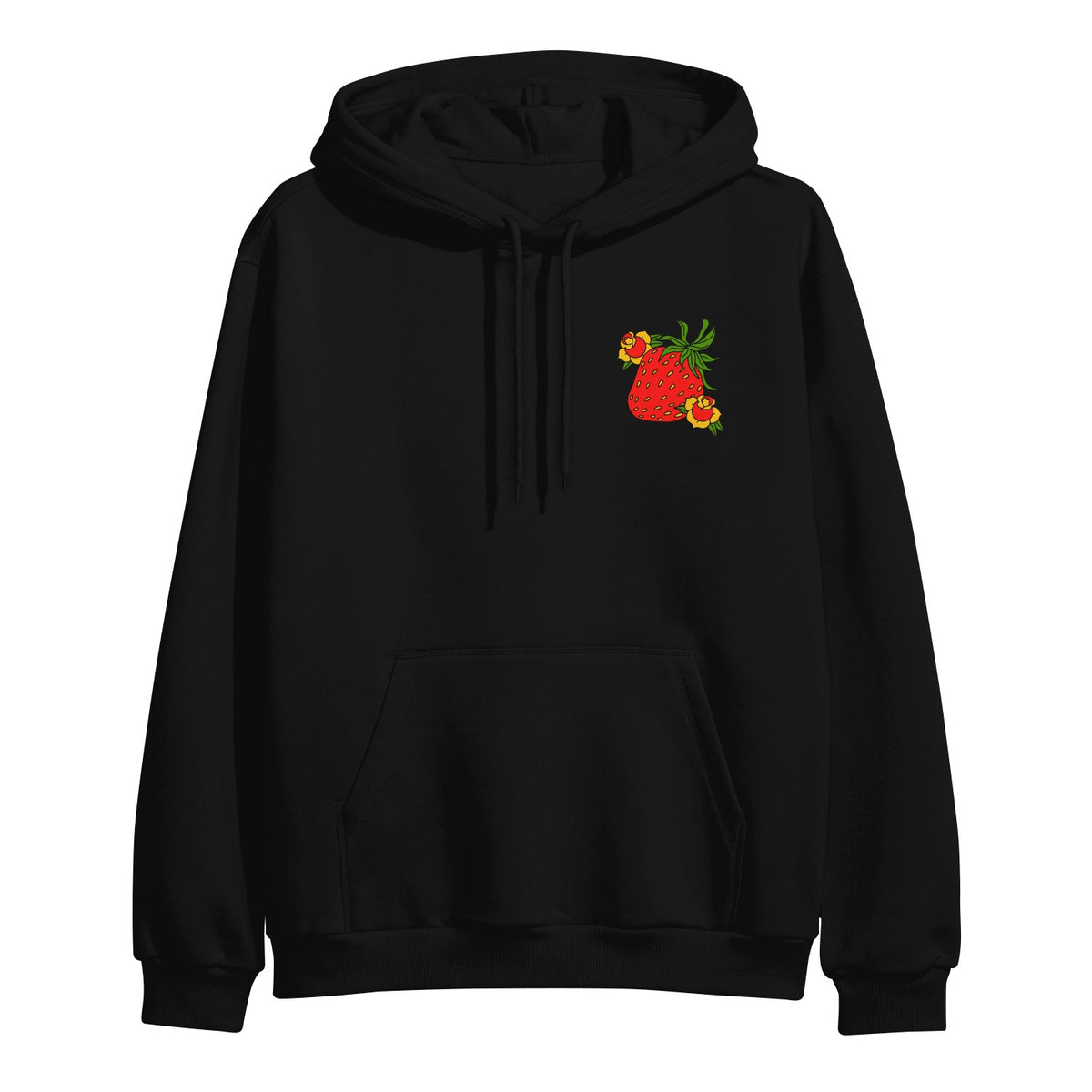 Strawberry's Wake - Black Pullover