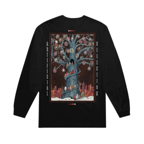HT Tree City Black Long Sleeve T-Shirt