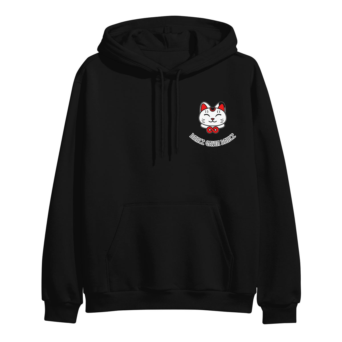 Lucky Cat - Black Pullover