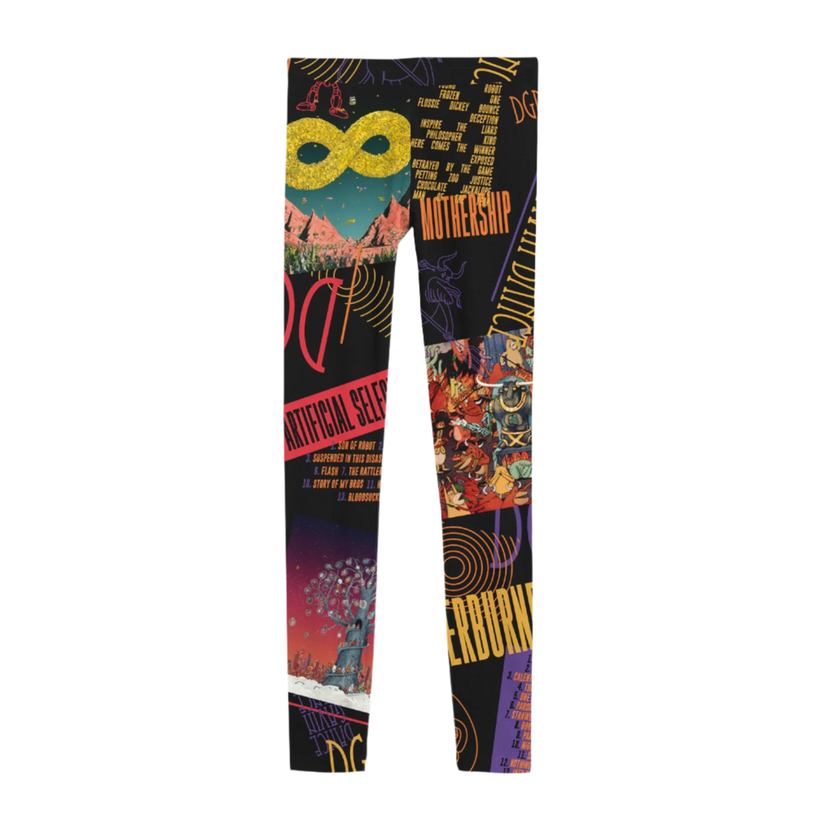 Colorful leggings with graphic design 