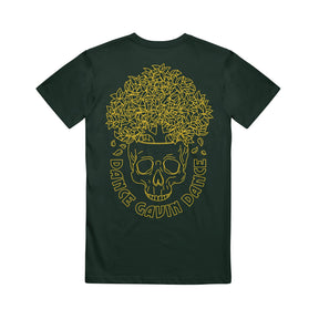 Skull Tree - Forest Green T-Shirt back
