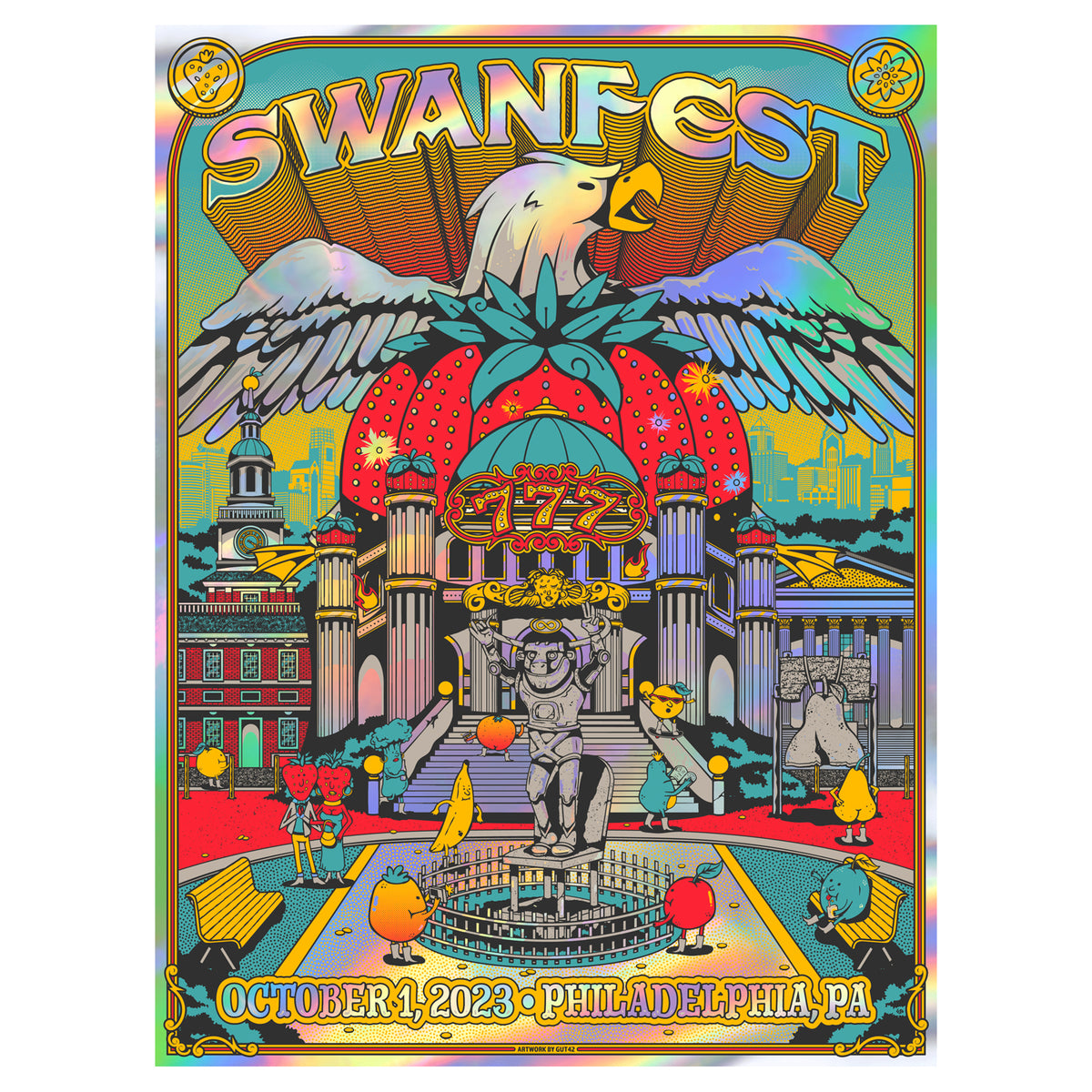 image of the poster for the swanfest 2023 on october 1, 2023 in philadelphia, PA