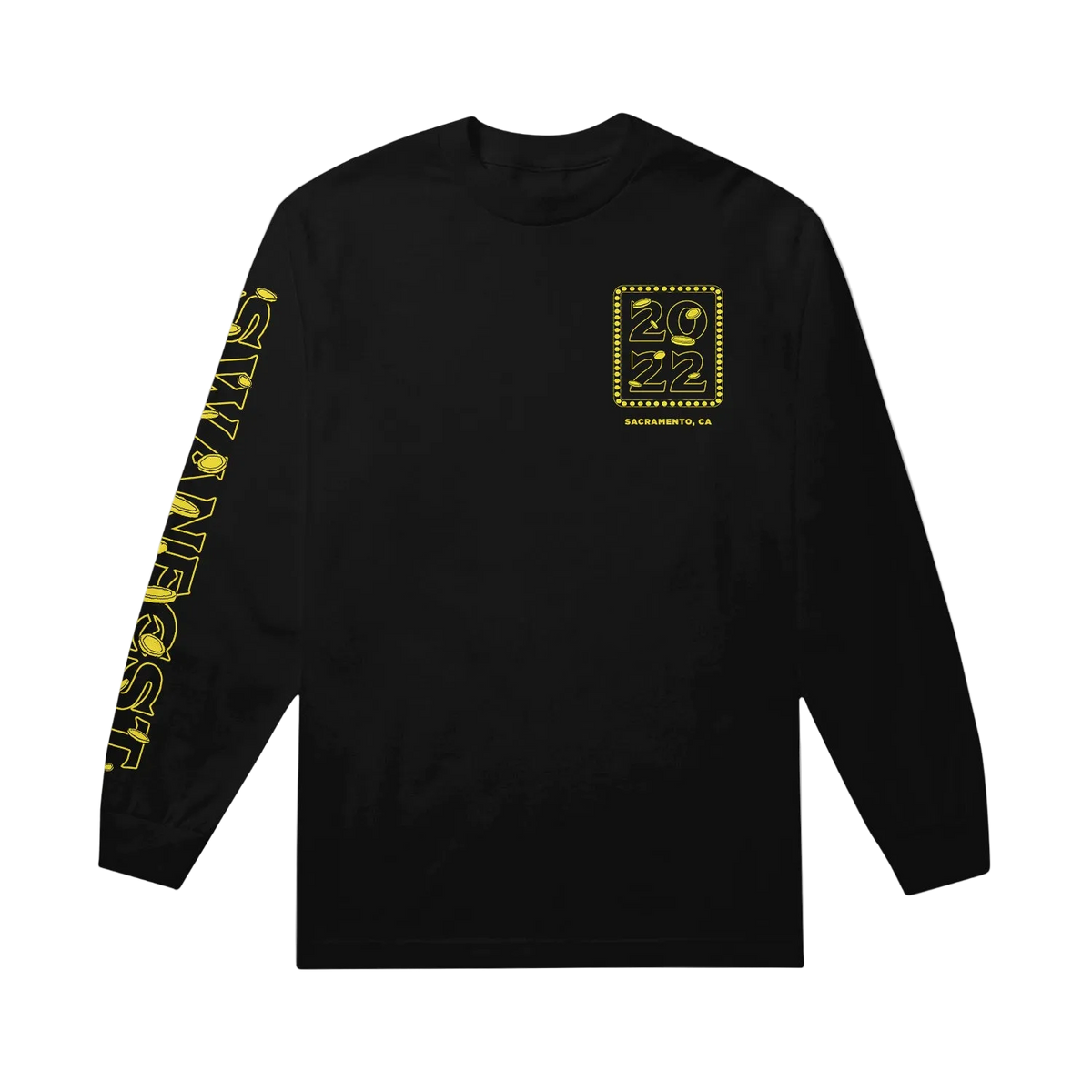 Coins Black Long Sleeve
