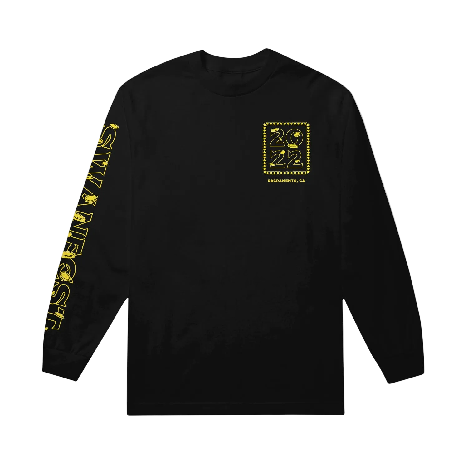 Coins Black Long Sleeve