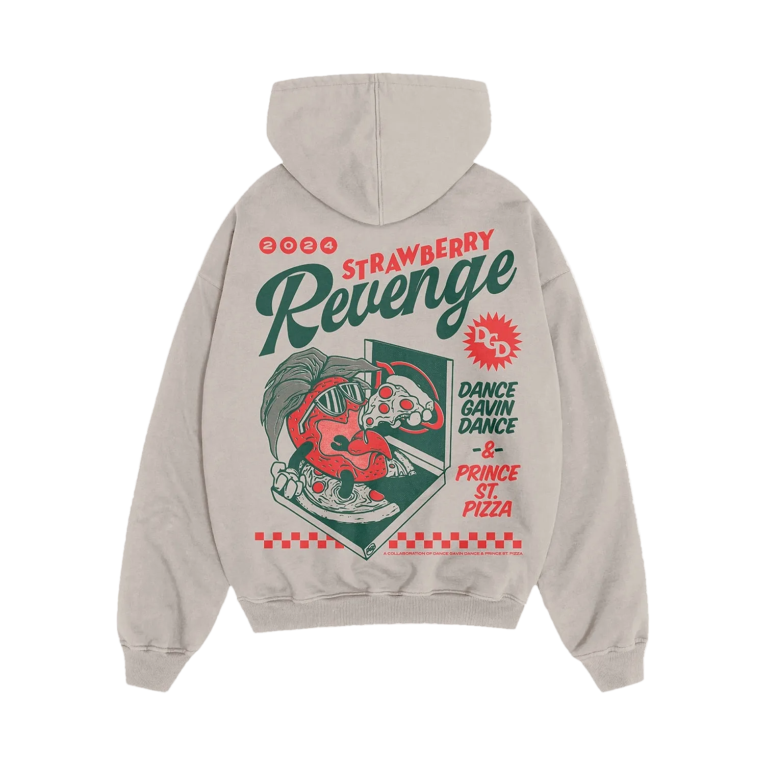 Strawberry Revenge Cement Hoodie