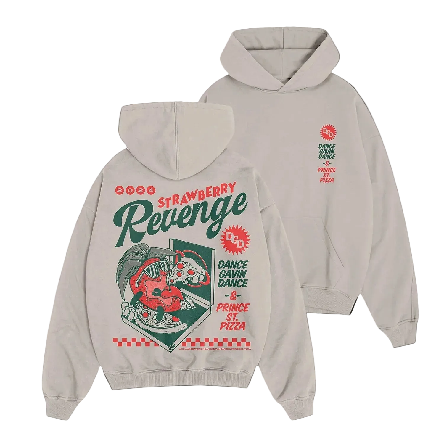 Strawberry Revenge Cement Hoodie
