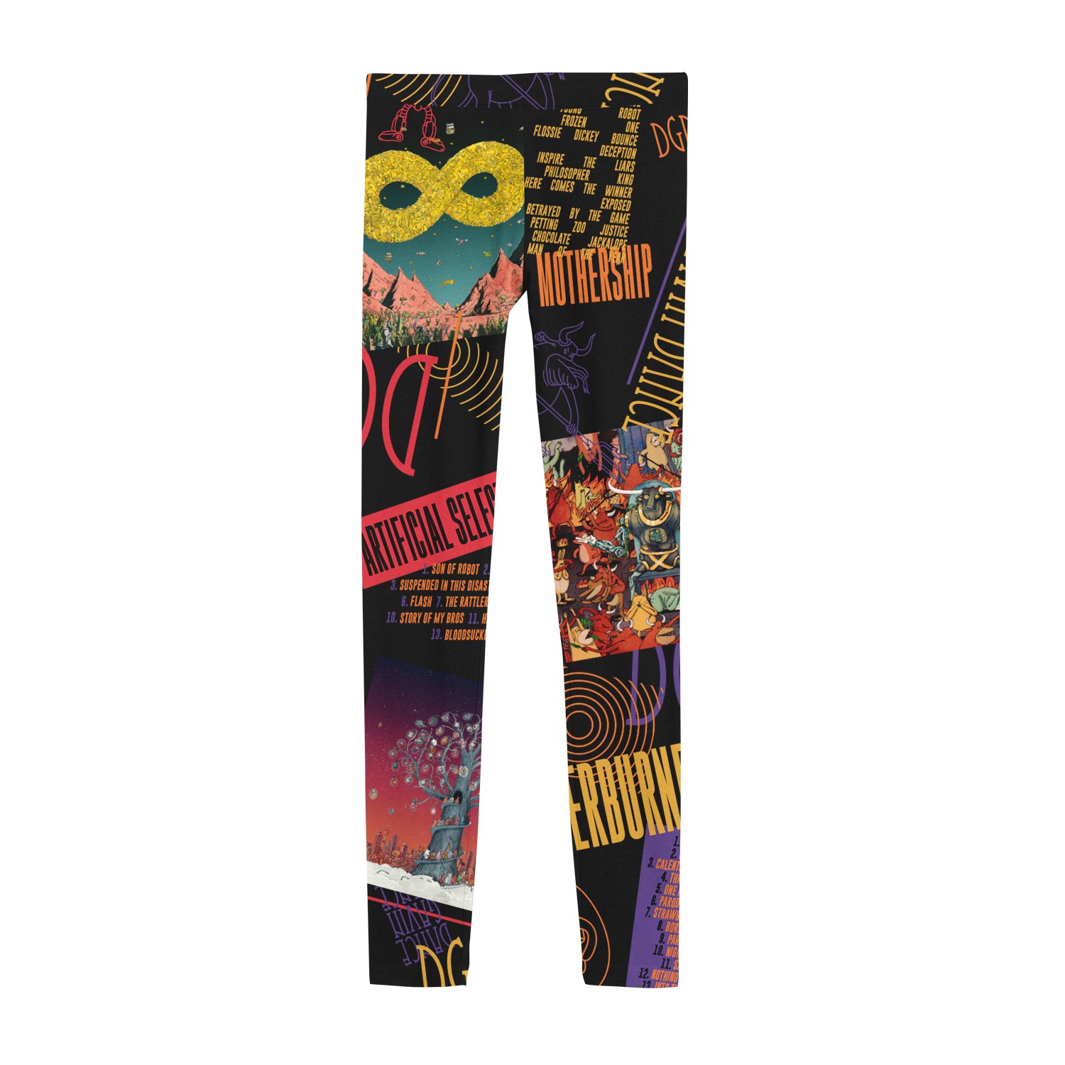 DGD Collage Pattern Leggings