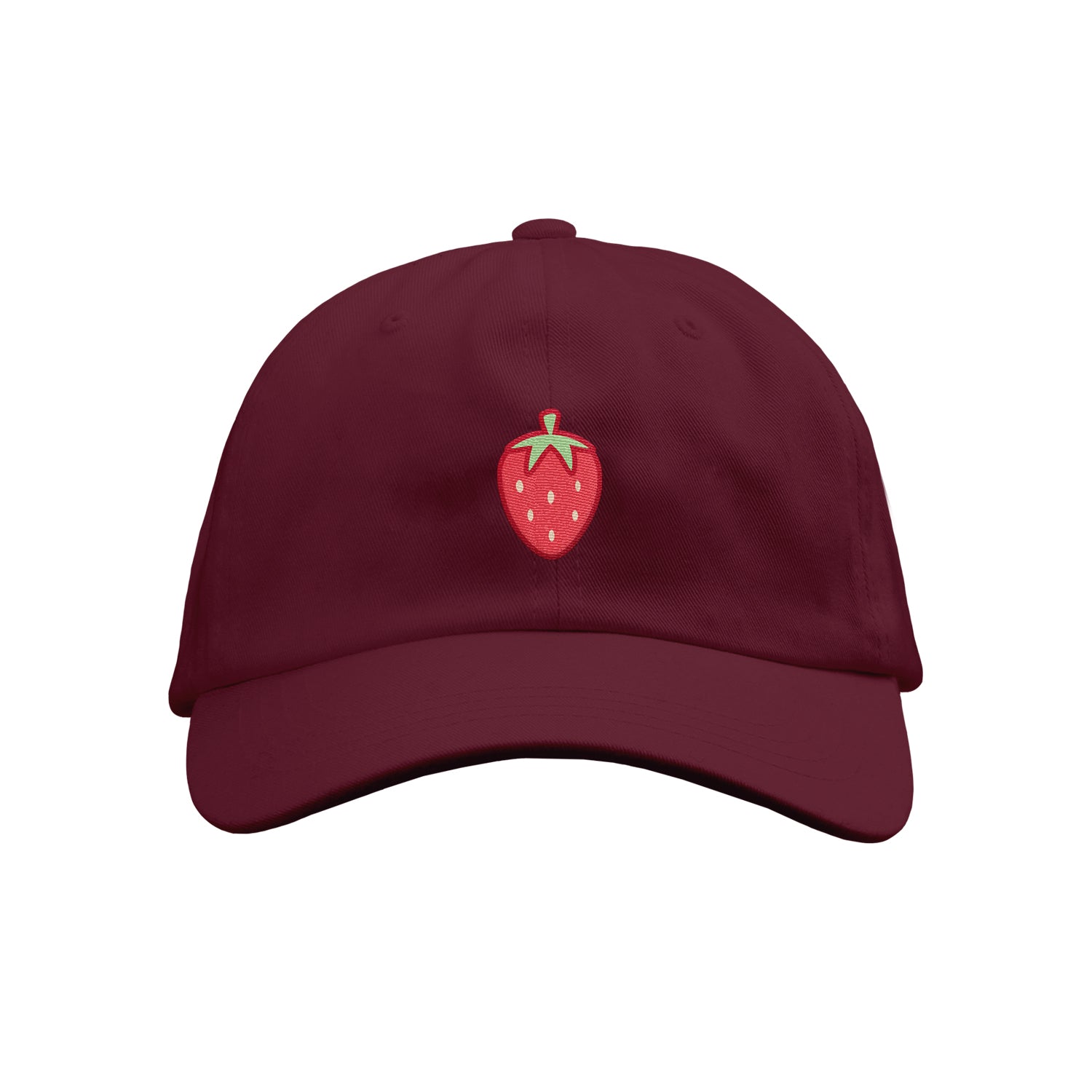 Kawaii Strawberry Maroon Dad Hat