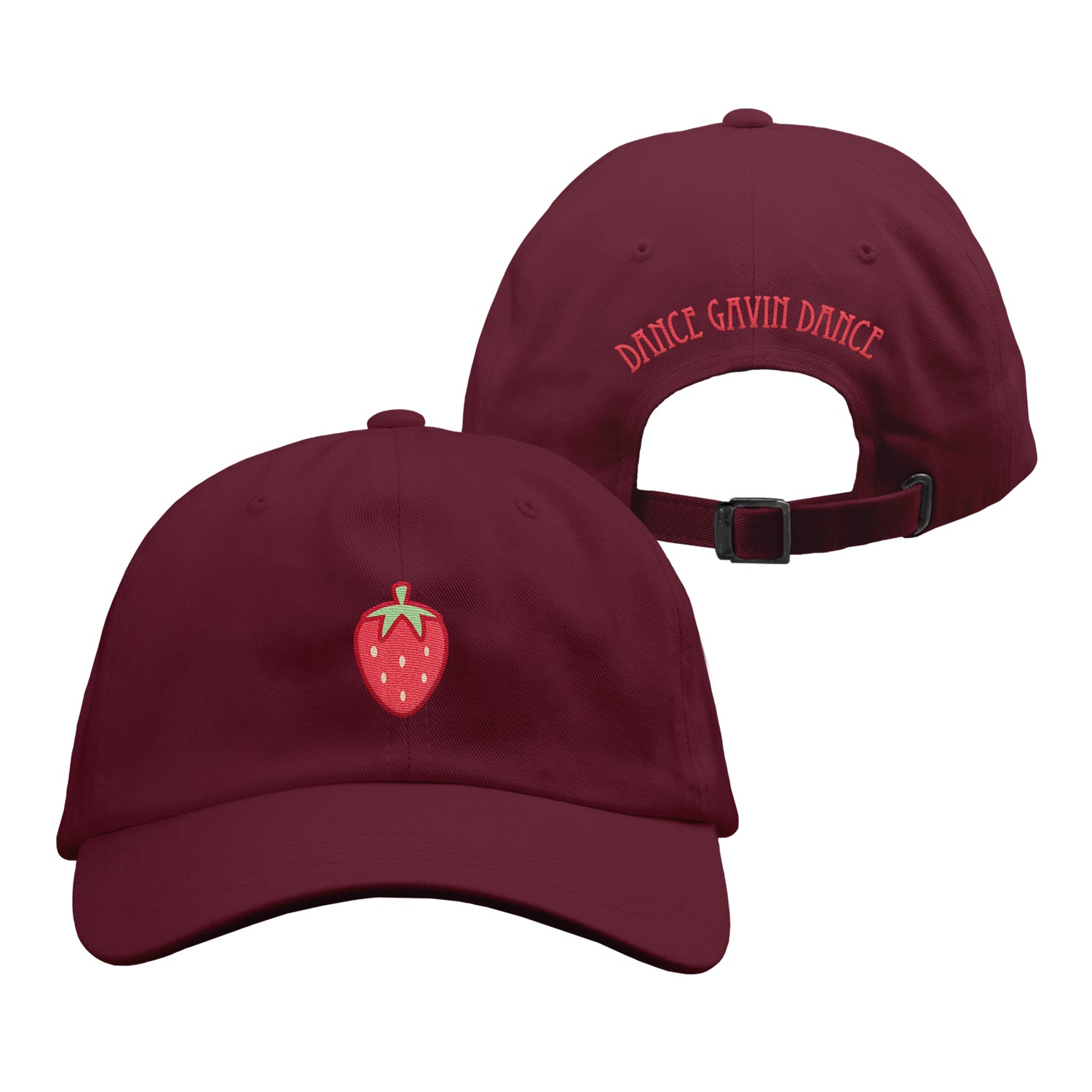 Kawaii Strawberry Maroon Dad Hat